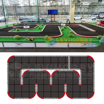 淘气堡游乐场互动亲子项目定做遥控车赛道各种车模跑道轨道车