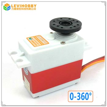 LVH 9kg/58g/0.08sec/7.4V Titanium Gear Coreless Motor 360 Degree Servo Digita RC Servos for Airplane